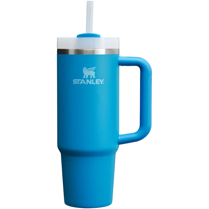 Stanley Quencher H2.O FlowState Tumbler Cup 30 OZ In Azure Blue