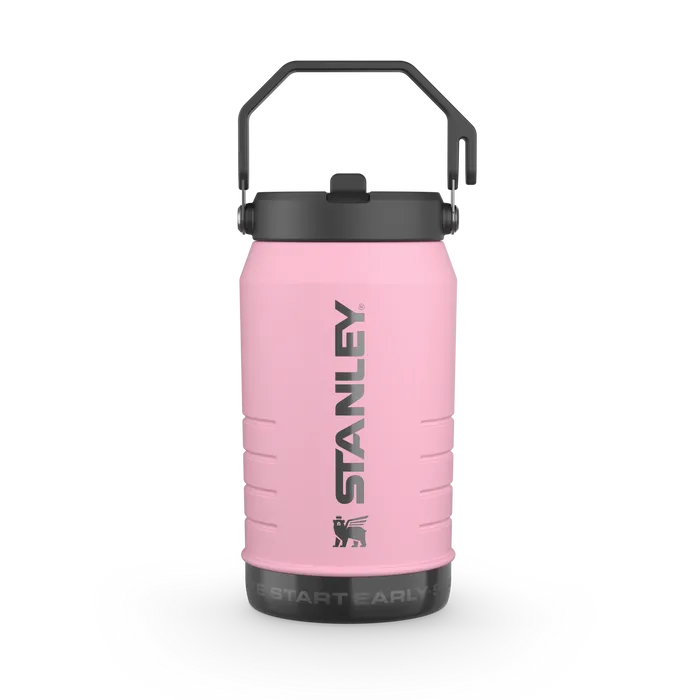 The Messi x Stanley IceFlow™ Water Jug with Fast Flow Lid 64 OZ In Messi GOAT Pink