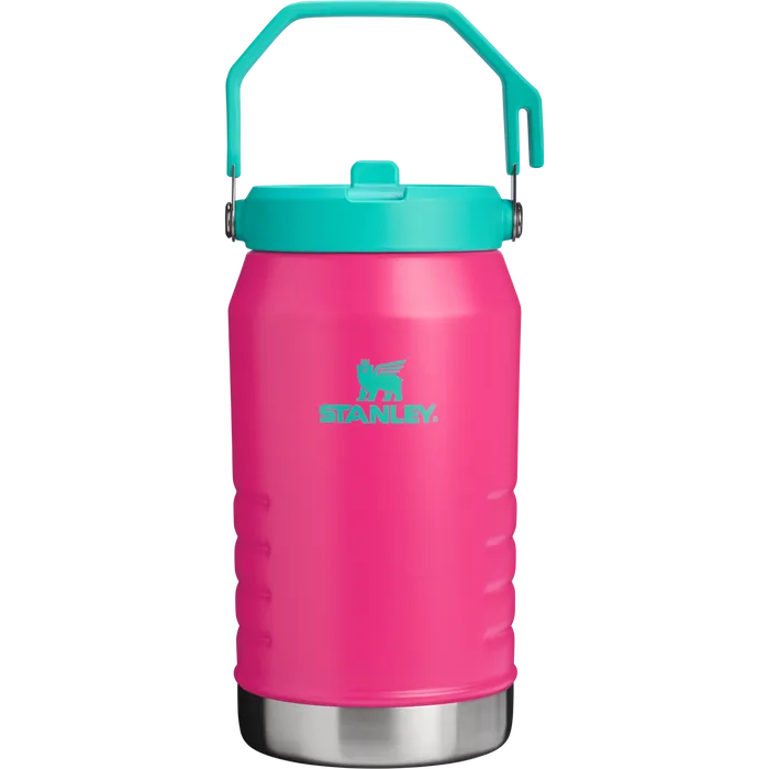 IceFlow Flip Straw Water Jug 64OZ In Passion Pink