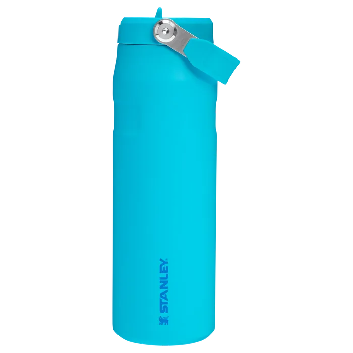 Stanley 24 oz IceFlow Aerolight Water Bottle WIth A Flip Straw In Splash Blue