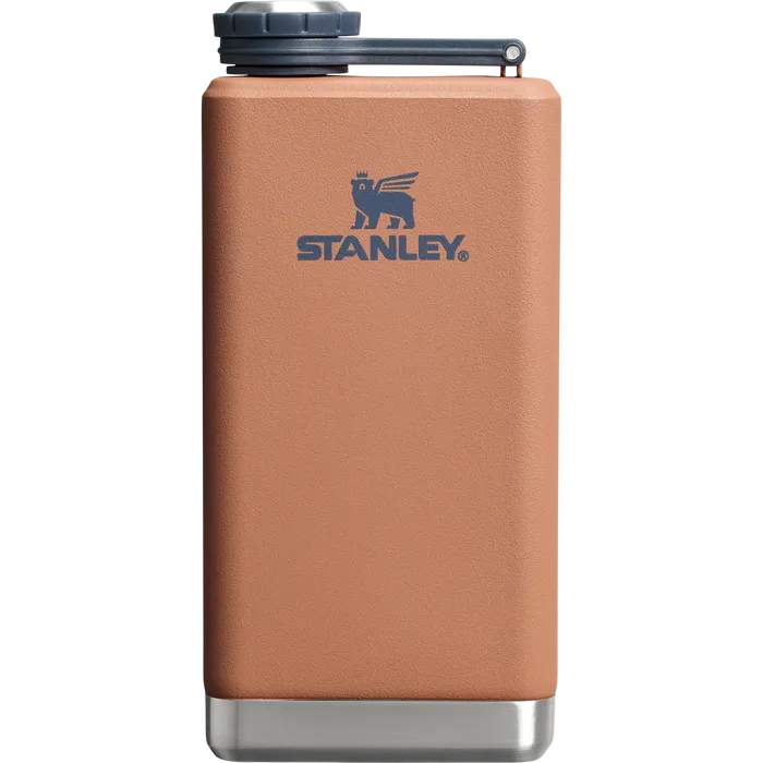 Stanley Easy Fill Wide Mouth Hip Flask 8 Oz In Toast Tan