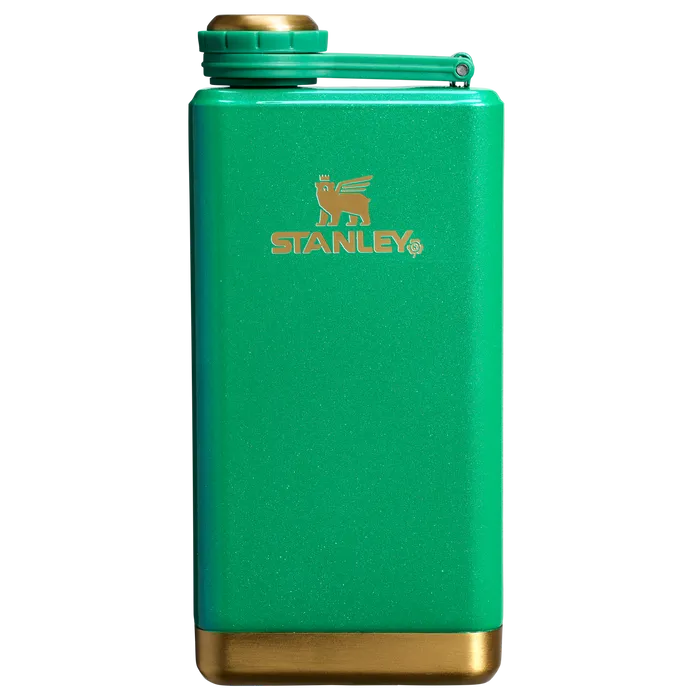 Stanley St Patrick's Day 8 OZ Pre Party Hip Flask In Shamrock Green