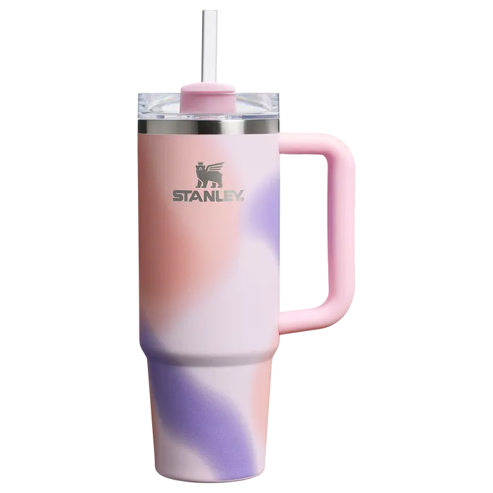 Stanley Quencher H2.O FlowState Tumbler 30OZ Cup In Rose Petal Motion