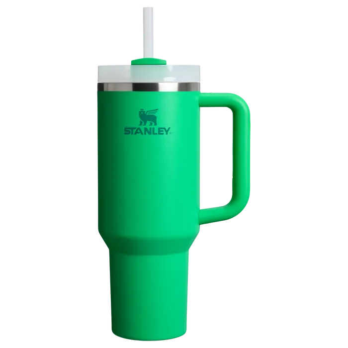 Stanley Quencher H2.O FlowState Tumbler Cup 40 OZ In Meadow Green