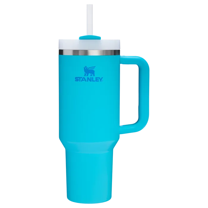 Stanley 40 oz Quencher FlowState Tumbler In Splash Blue