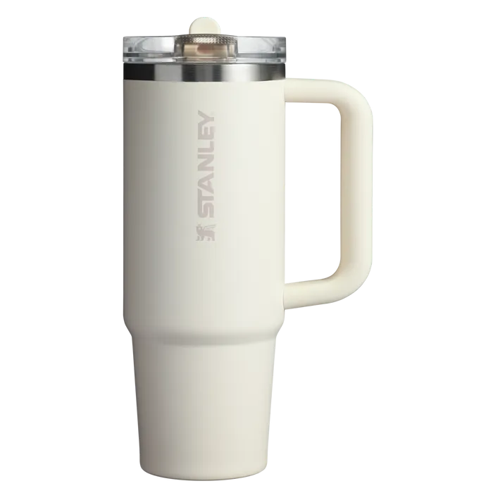 The Stanley Quencher ProTour Flip Straw Tumbler 30 OZ in Cream