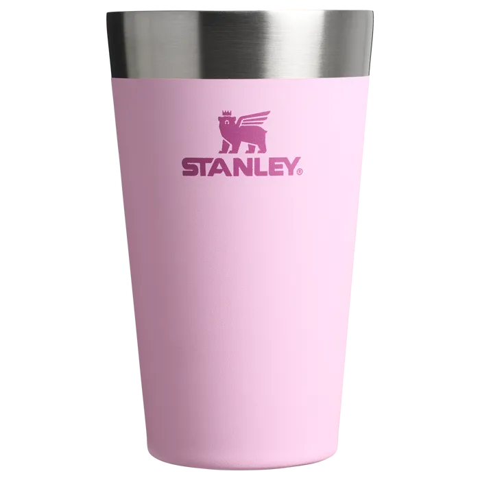 Stanley 16 oz Quencher Stay Chill Stacking Pint In Cherry Blossom Pink